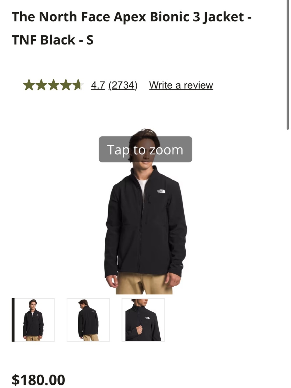The North Face Black Men’s Jacket